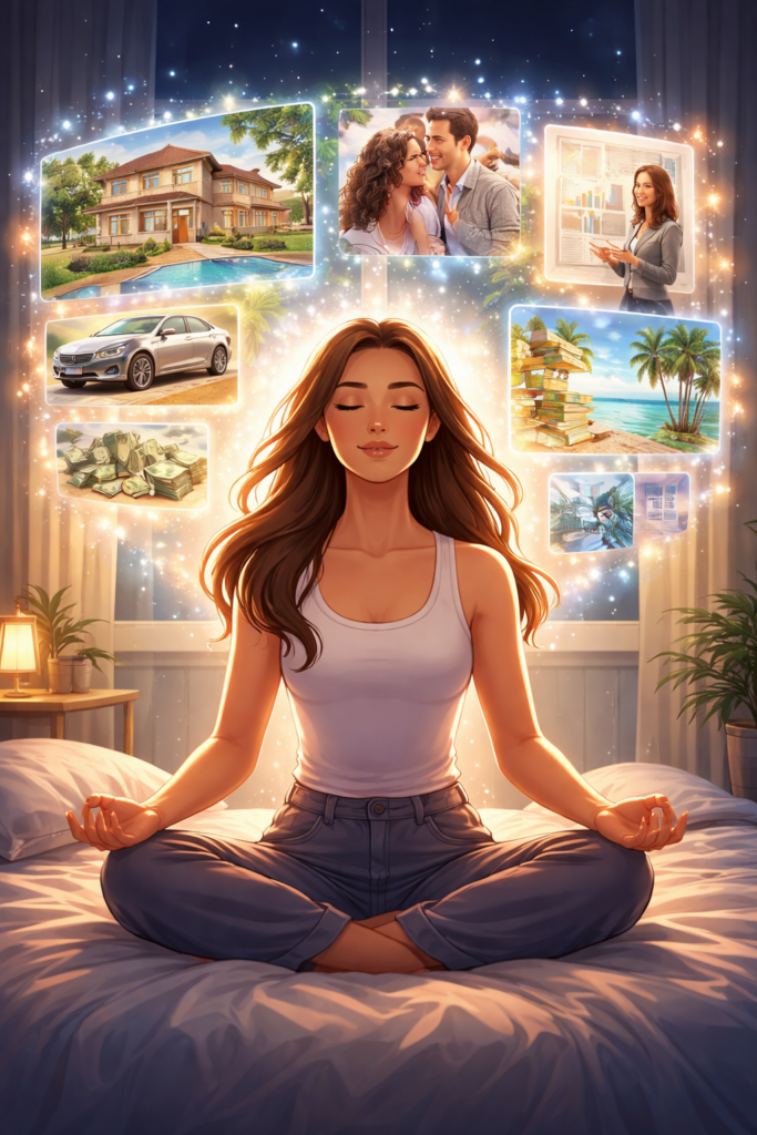 scientific explanation of manifestation neuroscience psychology visualization brain focus