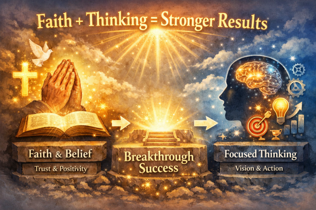 faith and thinking lead to success